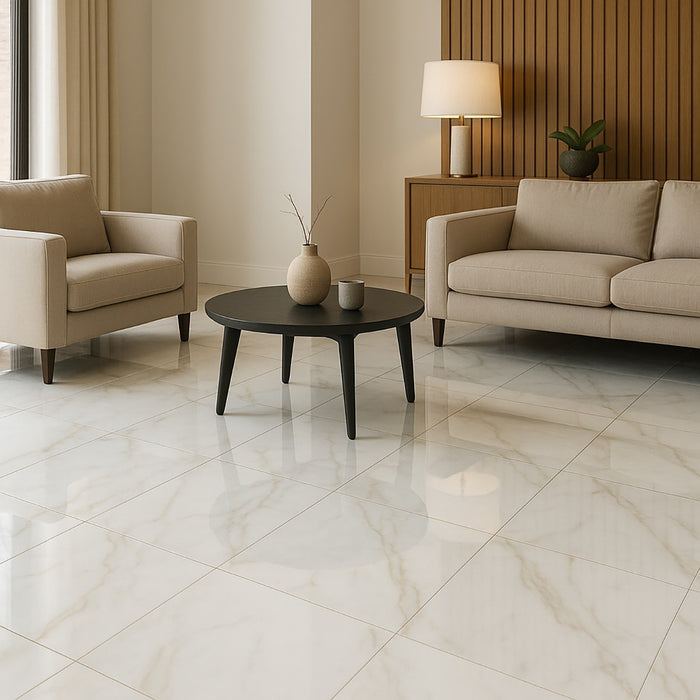 Calacatta Gold Polished 24x24 Marble Tile