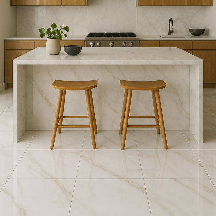 Calacatta Gold Polished 24x24 Marble Tile