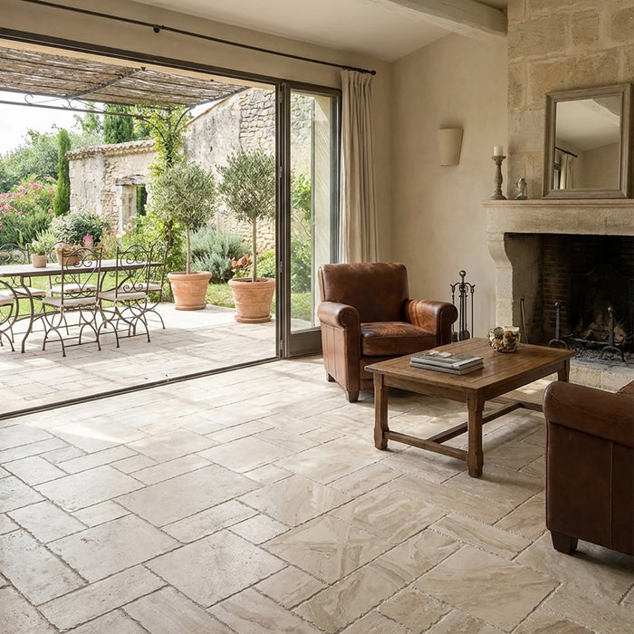 Daino Reale Brushed Marble French Pattern