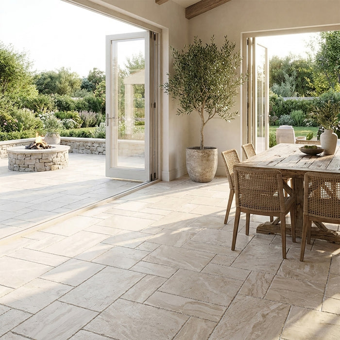 Daino Reale Brushed Marble French Pattern