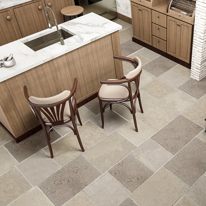 Chanceaux Biege Recalimed Blend 16xRL Limestone Tile